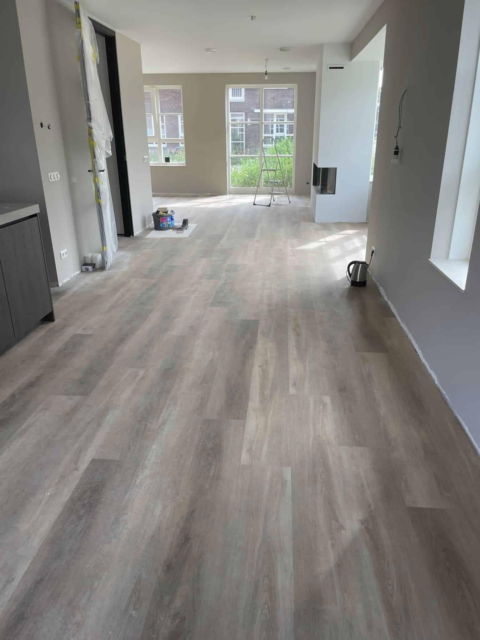 PVC vloer professioneel verlijmd